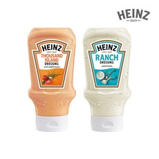 하인즈 샐러드 드레싱 소스 2개 - 랜치 230g + 사우전드아일랜드 238g