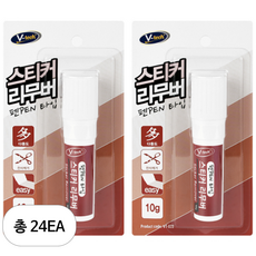브이텍 스티커 제거제 펜타입, 24개