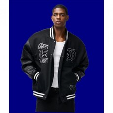 HDEX 패디드 바시티 울 자켓 (Black) 529494