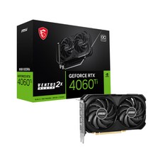 MSI 微星 GeForce RTX 4060 Ti VENTUS 2X BLACK 8G OC 顯示卡 MSI430