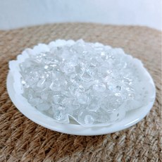 白水晶碎石 5-9mm 空間淨化 能量平衡, 1個, 100g