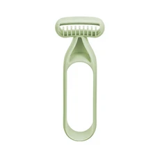 무통 물리적 제 모기 바디 헤어 면도기 안전한 휴대용 헤어 트리머 재사용 가능한 쉬운 청소 면도 헤어 리, 03 Green