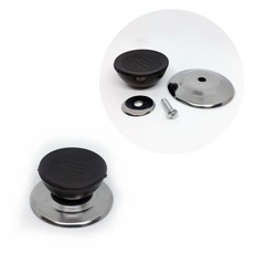 교체용 냄비 주전자 후라이팬 뚜껑 스텐 손잡이 노브 그립, 1개