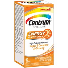Centrum 善存 專業能量綜合維他命錠, 1個, 60入