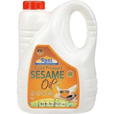 Rani 참기름 500ml(16.9온스) 냉압착 | 100% 천연 | GMO 프리 | 코셔 | 비건 | 글루텐 프리, 67.6 Fl Oz (Pack of 1), 1개, 500ml