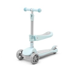 아이팜 X2 유아킥보드 접이식 씽씽이, 1.X2_크림블루, 1개