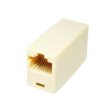 서울 RJ45 랜 커플러 랜중계기 1대1, 1개, 미색