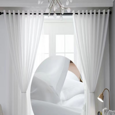 [비너스홈]이음선 없고 먼지 없고 비침없는 호텔식 아일렛형 커튼