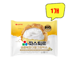 롯데 파스퇴르 바른목장 더블크림 빅슈, 1개, 120g