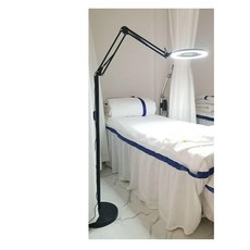 미용 조명 뷰티샵 램프 스탠드 타투 블랙 반영구 25W 블랙 25W + 조광 색상조절 + 돋보기, 블랙 12W 듀얼컬러 + 돋보기