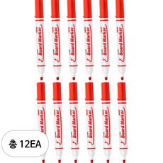 마이펜 보드마카, RED, 12개