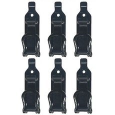 루프랙용 삽 마운트 금속 벽걸이 키트 블랙 자동차 홀더 클램프, 1. Black, 1개