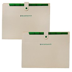 모닝글로리 8분류 간편도큐화일, 아이보리, 2개