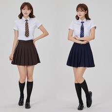 교복몰 (대여) 단색 여자치마(2color) 교복 학생복