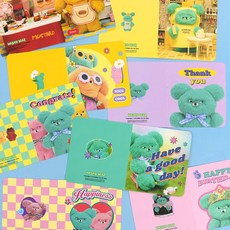 와사비베어 미니 카드 세트 1종 1개