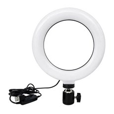 상품촬영 방송조명 USB LED링라이트 16cm+1/4홀더 6인치 L16-14, 링라이트(16cm)+1/4홀더, 1개