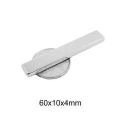 60x10x4 긴 블록 강력한 자석 60mm X x4mm 가정용 냉장고 사무실 DIY, 01 2PCS, 01 60x10x4mm