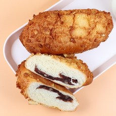 kbhdz 달콤 고소 수제 팥배기빵 70g 10봉 바삭한 소보로 단팥빵 영양 간식