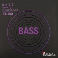 블랙스미스 Black Smith 베이스 스트링 35인치 045-100 (NW45100-4-35), 1세트, 내용참조, NW45100-4-35
