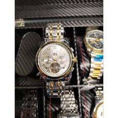 TEVISE 自動機械錶 真三眼 日期 不鏽鋼 飛輪 時尚男錶