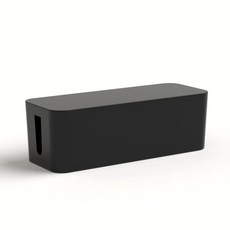책상이나 바닥 소켓 네트워크 라인 보관함에 서지 보호기를 숨기기 코드 정리함 상자, 2. black, 1개