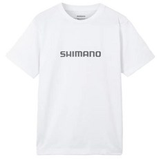 [일본 정품] 시마노 SHIMANO 드라이 로고 반팔 티셔츠 SH-021W, L흰색