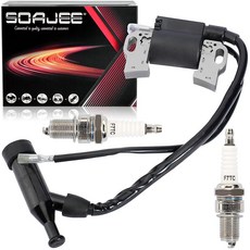 SOAJEE 점화 코일 0G84420150 발전기 389cc 센츄리온 5000 0055770 0055771 GP5500 GP6500 GP7500 005939 005940 005, SOAJEE 점화 코일 0G84420150 발전기 38