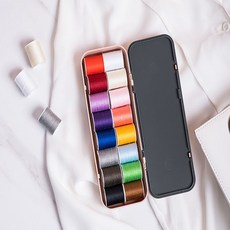 반짇고리 바느질 세트 실 바늘 휴대용 다용도 필통형ryu8+8biG