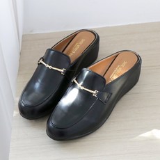 Shuvel Pobeu女款厚底增高辦公室穆勒拖鞋 Sala