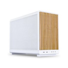 Lian Li A3-mATX-26.3L 마이크로 폼 팩터 섀시 유연한 전원 공급 장치 설치 - 팬 미포함 360mm AIO-모듈성 디자인 지원-M-ATX 및 ITX 마더보드-D, A3 mATX 우드 에디션