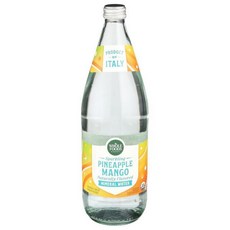 홀푸드 마켓 파인애플 망고 이탈리안 스파클링 미네랄 워터 33.8 Fl Oz, 33.8 Fl Oz (Pack of 1), Organic, 1개, 946ml