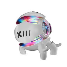 2026新款豆包ai音箱deepseek智能藍牙音箱辦公桌面機甲小怪獸音箱, 1個, 白甲騎士-【deepseek/豆包AI智能款】