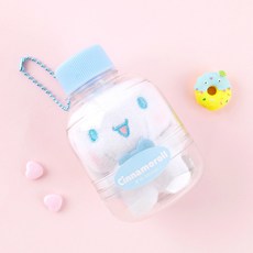 BSC 산리오 보틀 미니 인형 키링 열쇠고리 가방고리 키홀더 가방장식 가꾸 캐릭터인형, 1개, 2. 시나모롤 보틀키링, 8cm 1개, 2. 시나모롤 보틀키링, 8cm