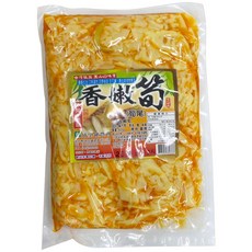 埔里鎮農會 香嫩筍筍尾 台灣特產 開胃小菜 即食筍尾 真空包裝, 600g, 1個