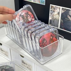 EGMI 연예인 애니 캔뱃지 보관 케이스 팔찌 보관 케이스 세트, 1세트, 85cm 12개입 1세트, 85cm 12개입