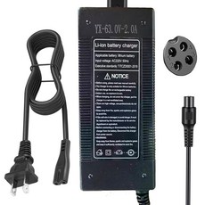 Ninebot S용 63V 4 프롱 충전기 (S-Plus용이 아님) / 미니 PRO/미니 라이트 / L8 / One A1/ One S2/ S-MAX N3M240 GoKart, 나인봇 S용 63V 4가지 충전기SPlus용 아님 미니