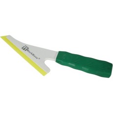 내구성이 뛰어난 프로 스테인리스 스틸 스퀴지 미끄럼 방지 핸들 5인치 고무 블루 맥스 블레이드 포함, Pack of 1, Yellow