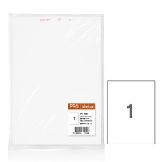 프로라벨 13종 A4 100매(벌크용)/폼텍 호환 라벨, 1칸 PR7001, 2팩