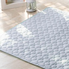 쁘리엘르 디유 순면 유아 누비 방수 패드, blue, 1개