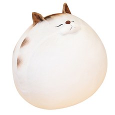 고양이 푹신한 장난감 침대 잠자는 부드러운 큰 베개 인형 봉제 동물 장난감 귀여운 만화, 02 30cm, 산후아마오