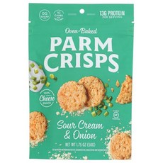 베지터블 비건 과자 스낵 Parmcrisps 파마 크리스프 치즈, 사워크림 & 양파