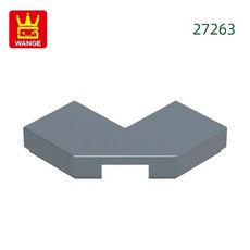코너 블록 컬러 벽돌 조립 부품과, 24. 73.Dark Bluish Gray, 1개