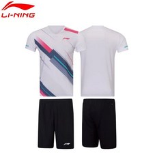 리닝 배드민턴 반팔티 바지 상하세트 남녀공용 AATW021