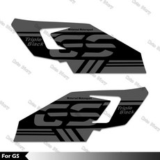 R1200 GS R1250 GS 오토바이 스티커 사이드 페어링 트리플 블랙 HP 트로피 데칼 R1200GS R1250GS 2017-2023 방수, A, 1개