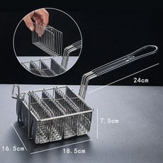 【臺灣優選 】餐廳塔可薄餅架春捲架墨西哥Taco Holder煎餅架玉米捲架創意餅架, 四格平底U型定型炸籃, 1個