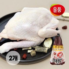 올품 홍삼먹인 토종닭 15호, 2개, 1.45kg