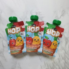 아넬라 HOP 과일 퓨레, 100g, 1개, 혼합맛(사과/파인애플)