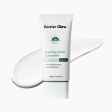 배리어글로우 무기자차 썬크림 자외선차단 화잘먹 피부과 민감성 선크림, 1개, 50ml