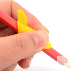 만보샵 돌고래모양 필기보조 펜그립 1P 연필그립