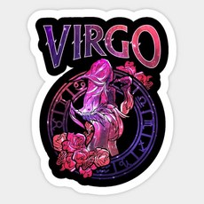 Virgo Zodiac 점성술 표지판 스티커 데칼 노트북 휴대폰 태블릿 노트북 오토바이 자동차 휴대폰 스케이트보드 헬멧 컵 자전거 노트북용 방수| 10.2, Virgo Zodiac 점성술 표지판 스티커 데칼 노트
